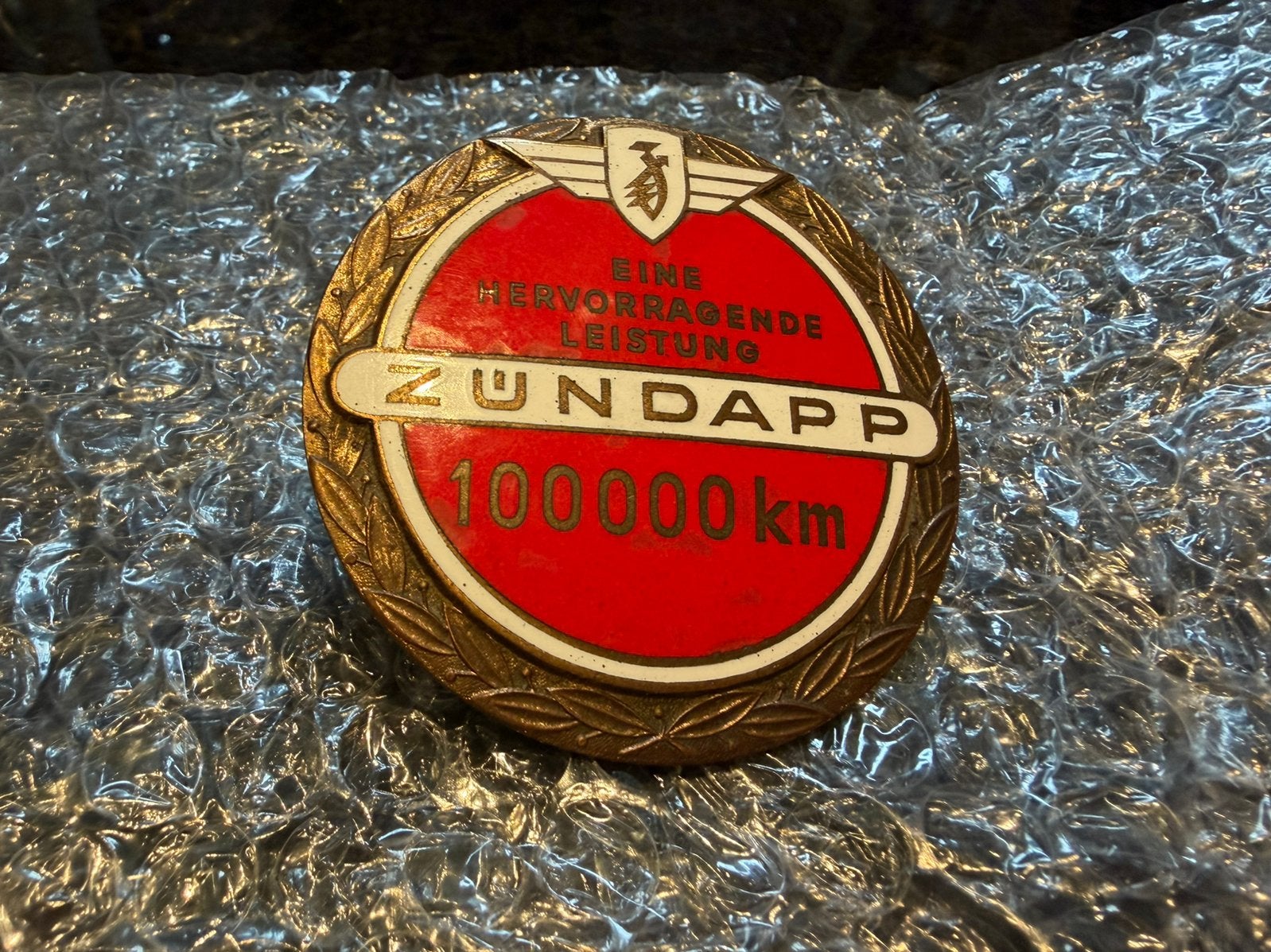 Zündapp gëmailleerde bage 100.000 km, Ophalen, Transport