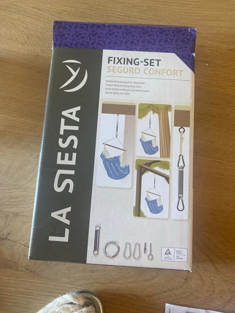 La Siesta Fixing-Set Seguro Comfort - Hangstoel Bevestiging, Ophalen of Verzenden, Nieuw