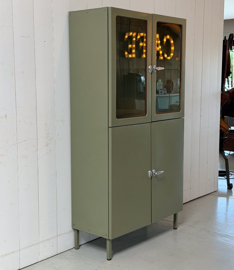 Glazen kast | Apothekerskast | Vitrinekast | Medicijnkast, Ophalen, Met deur(en), 50 tot 100 cm, Glas