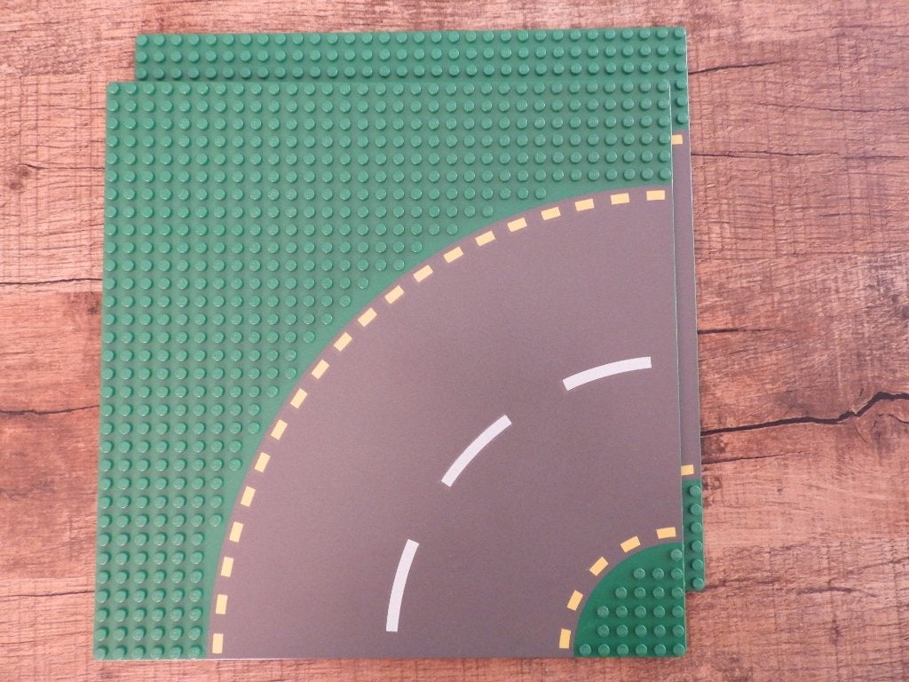Lego 4109 Curved Road Plates, Gebruikt, Overige thema's, Lego, Ophalen of Verzenden