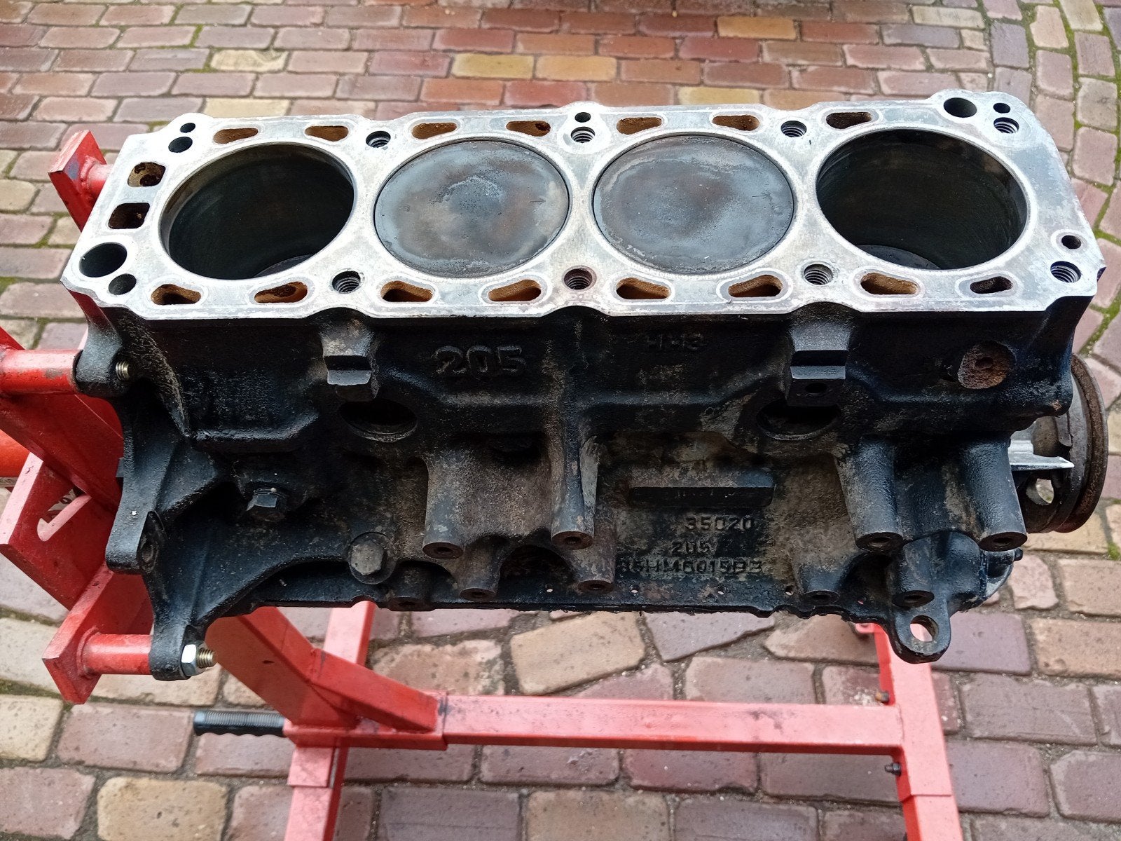 onderblok 2.0 ford ohc pinto. overmaat zuigers, Ophalen of Verzenden, Gebruikt, Universele onderdelen