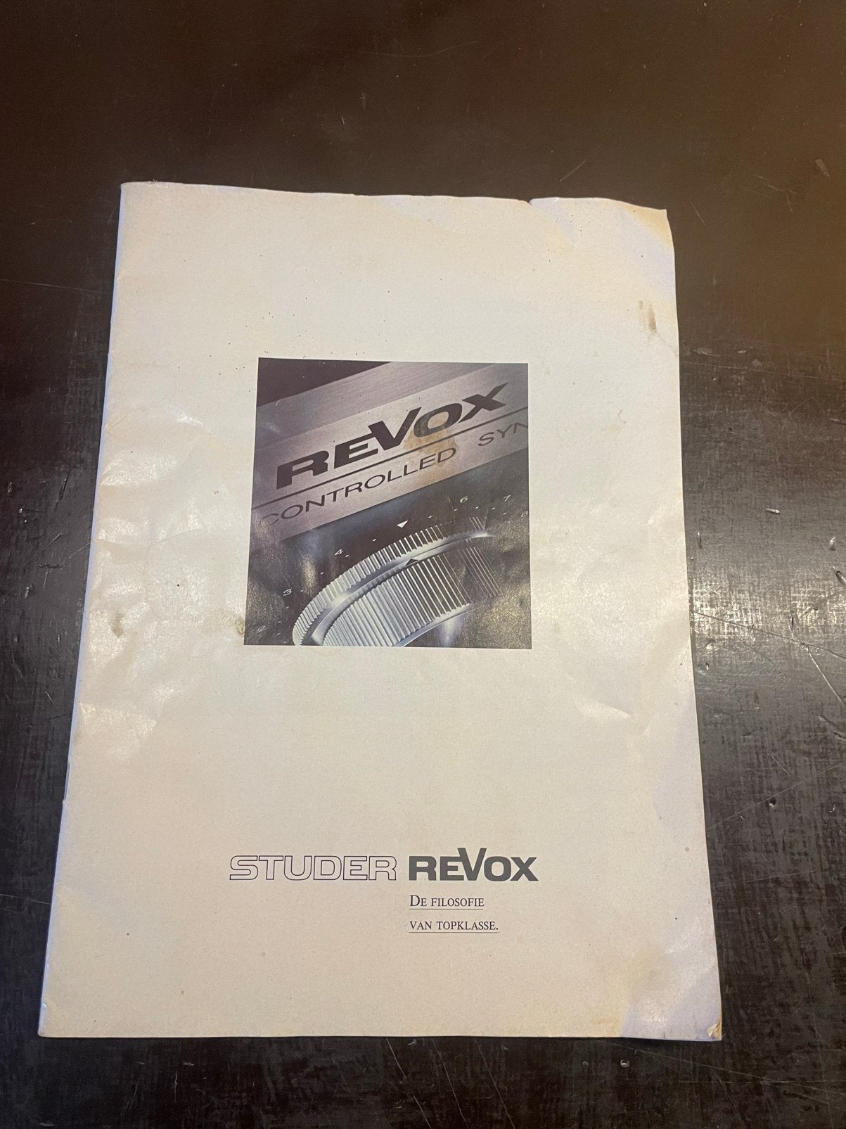 Brochure Revox apparatuur, Ophalen of Verzenden, Onderdeel