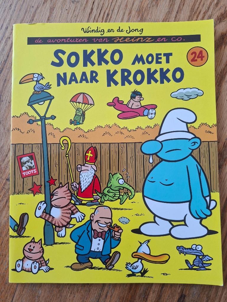 Heinz 24 Sokko moet naar Krokko Windig & De Jong 2006, Eén stripboek, Ophalen of Verzenden, Gelezen, Windig en De Jong