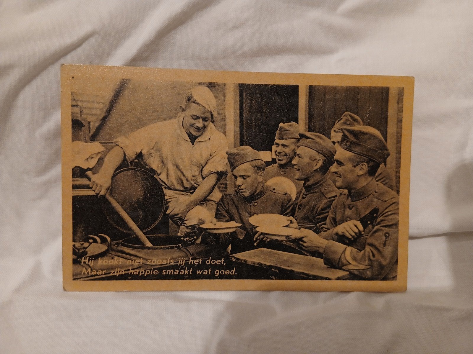 Ansichtkaart mobilisatie tweede wereldoorlog Nederlands 1940, Ophalen of Verzenden, Landmacht, Nederland, Foto of Poster