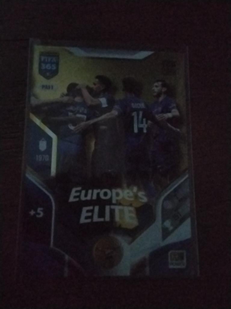 Europe's Elite psg card ( alleen ophalen), Verzamelen, Sportartikelen en Voetbal, Ophalen, Zo goed als nieuw, Buitenlandse clubs