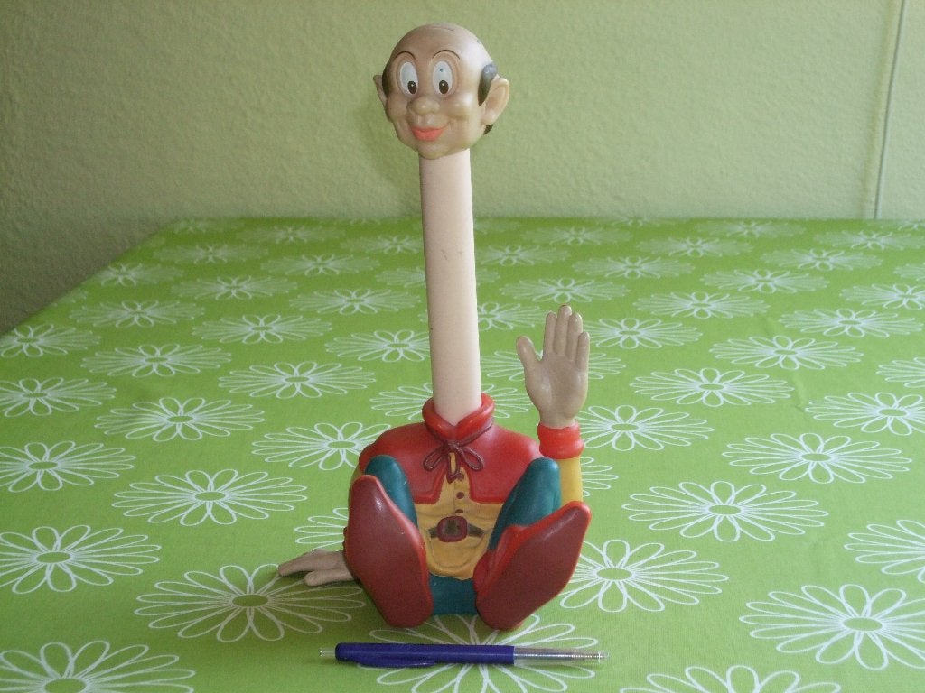Vintage Efteling spaarpot Langnek van de ABN Amro bank, Verzamelen, Ophalen of Verzenden, Gebruikt, Beeldje of Poppetje