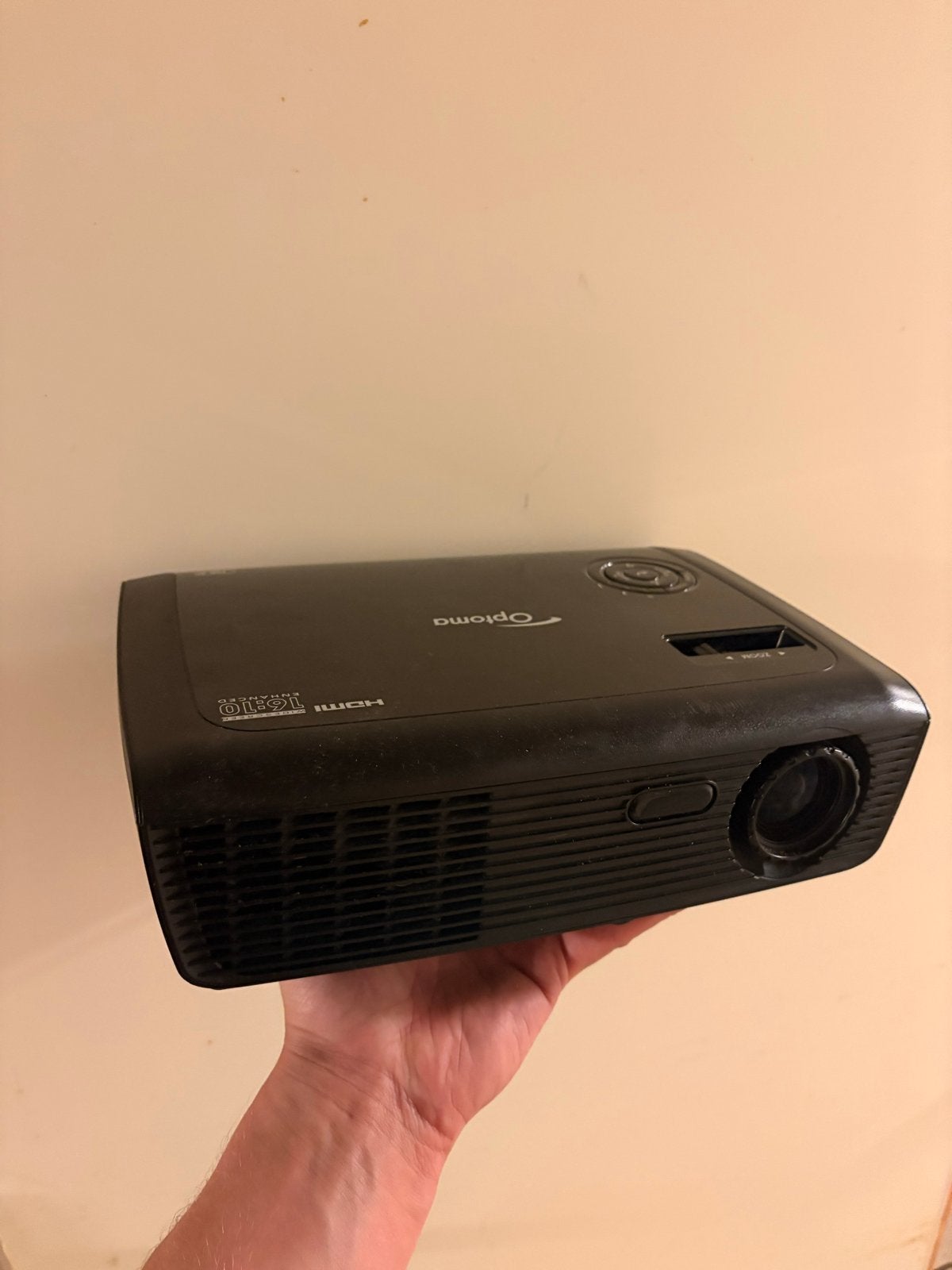 Optoma EW531 Beamer met afstandsbediening, Audio, Tv en Foto, Beamers, Ophalen, Gebruikt, DLP, Overige resoluties