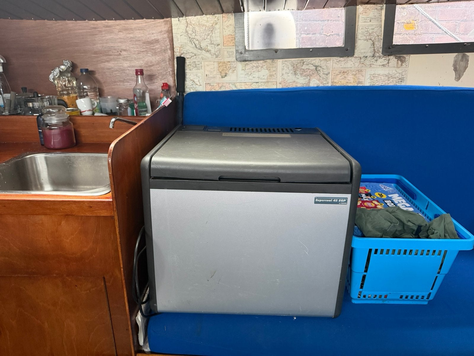 TriStar 45 EGP Camping koelkast - Koelt super!, Ophalen, Gebruikt, Koelbox, Elektrisch
