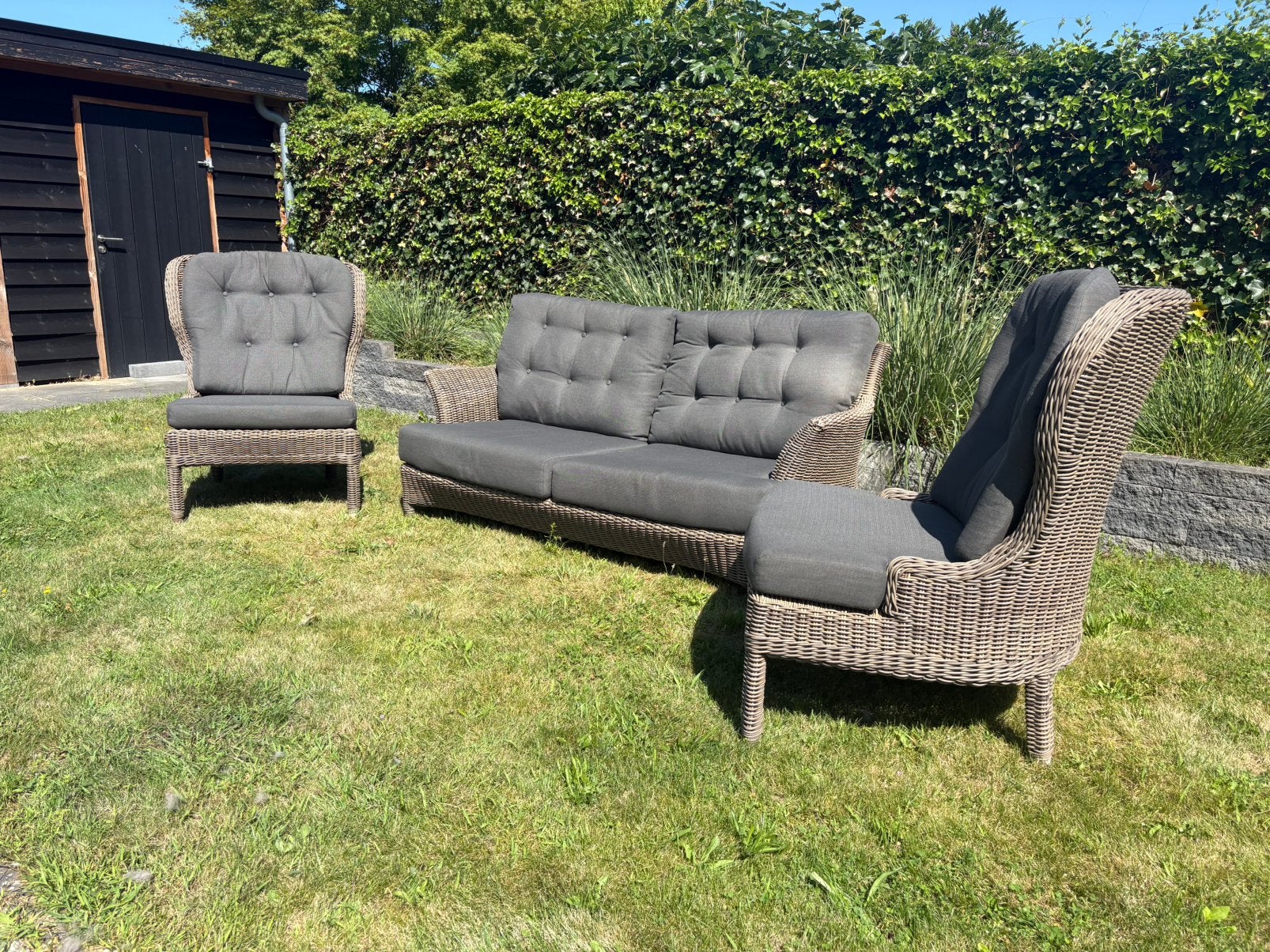Heerlijk luxe loungeset van 4 Seasons outdoor met kussens!, Tuin en Terras, Ophalen, 4 zitplaatsen, Zo goed als nieuw, Loungeset