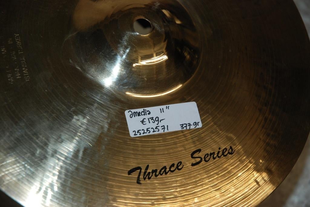 NIEUW!  Amedia Thrace serie splash bekken 377gr. 11 inch, ., Drums of Percussie, Nieuw, Ophalen of Verzenden