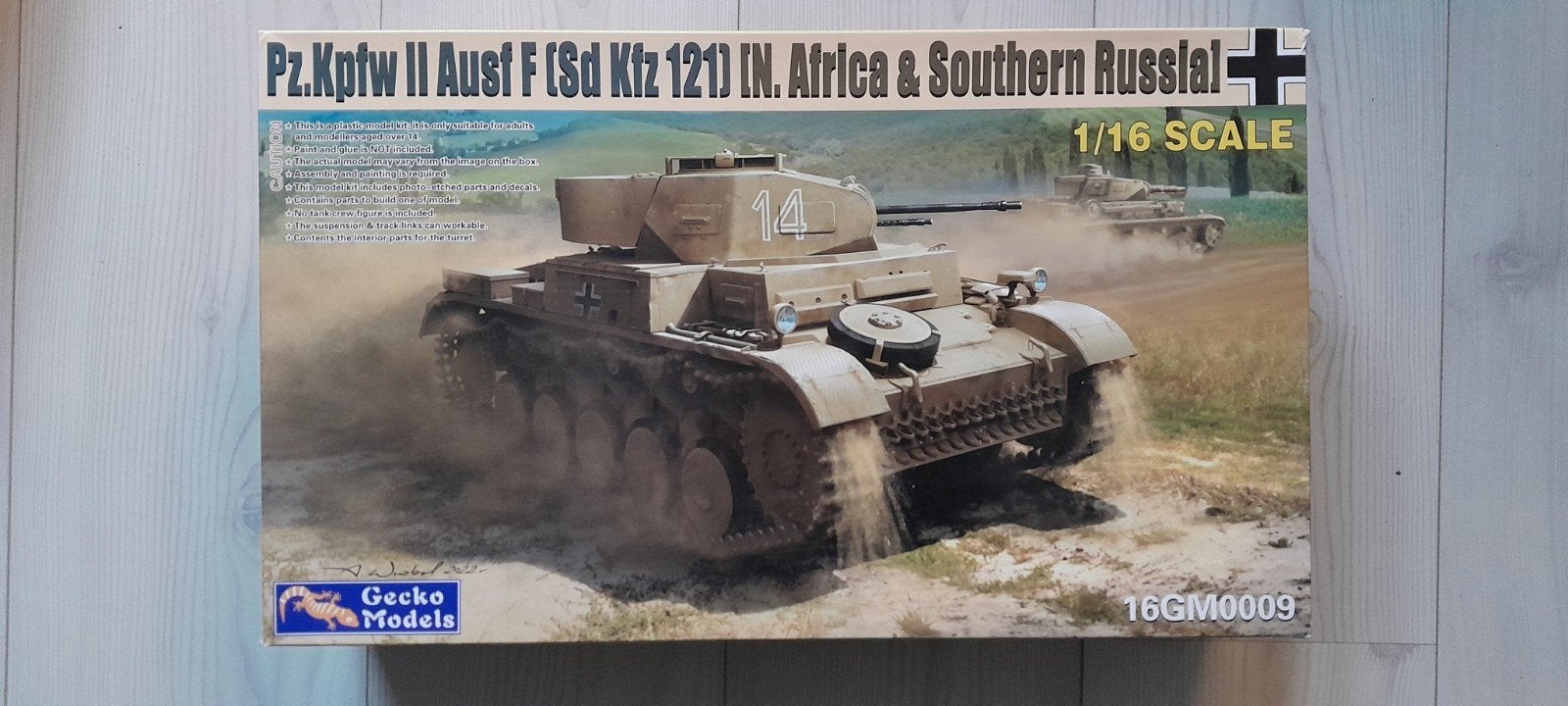 1/16 Pz.kpfw. II ausf.F met update., Overige merken, Tank, 1:32 tot 1:50, Nieuw