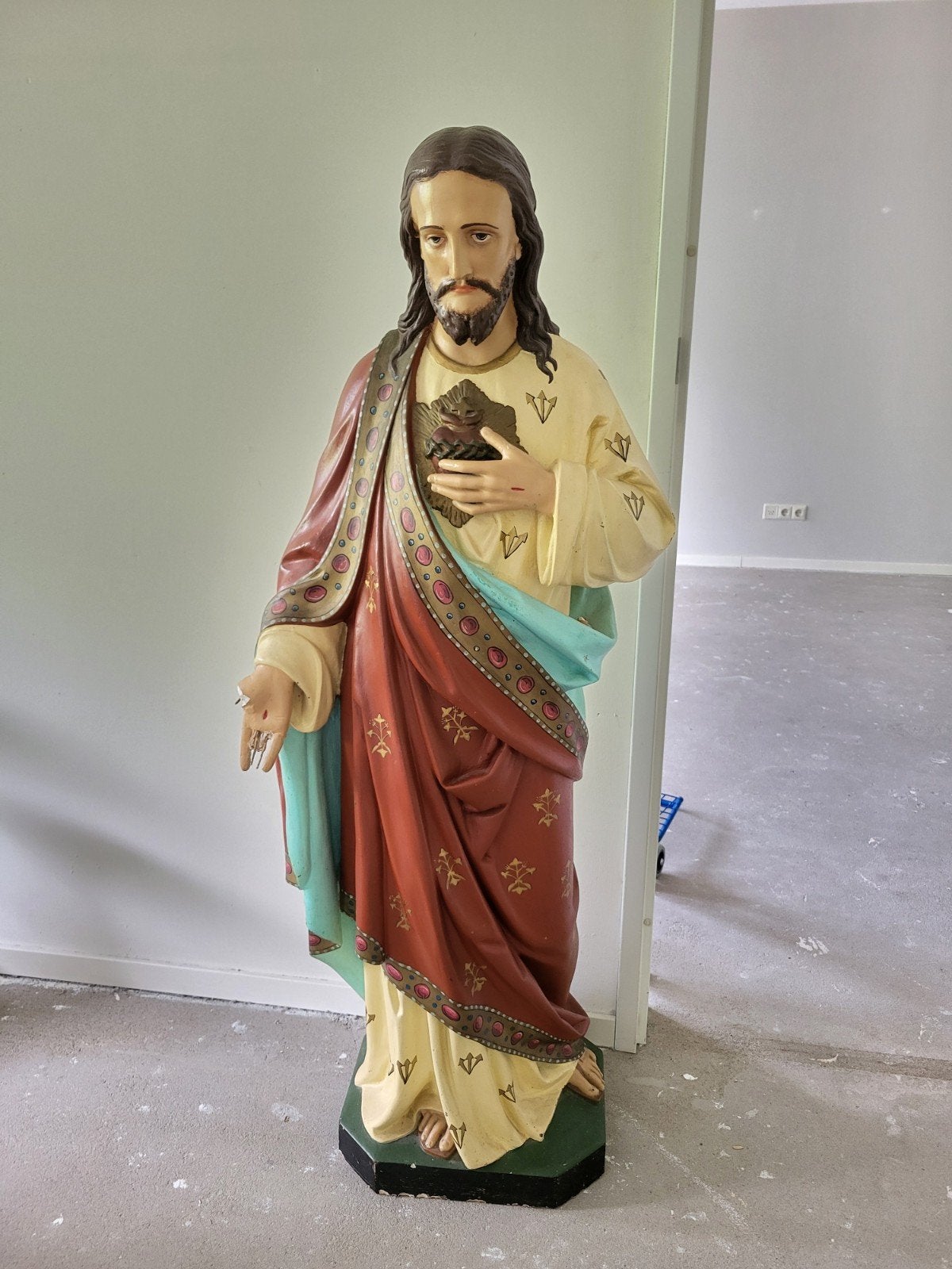 Jezus beeld, Ophalen