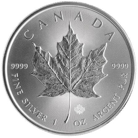 Canadese Maple Leaf 1 oz Zilveren Munt, Ophalen of Verzenden, Losse munt, Zilver