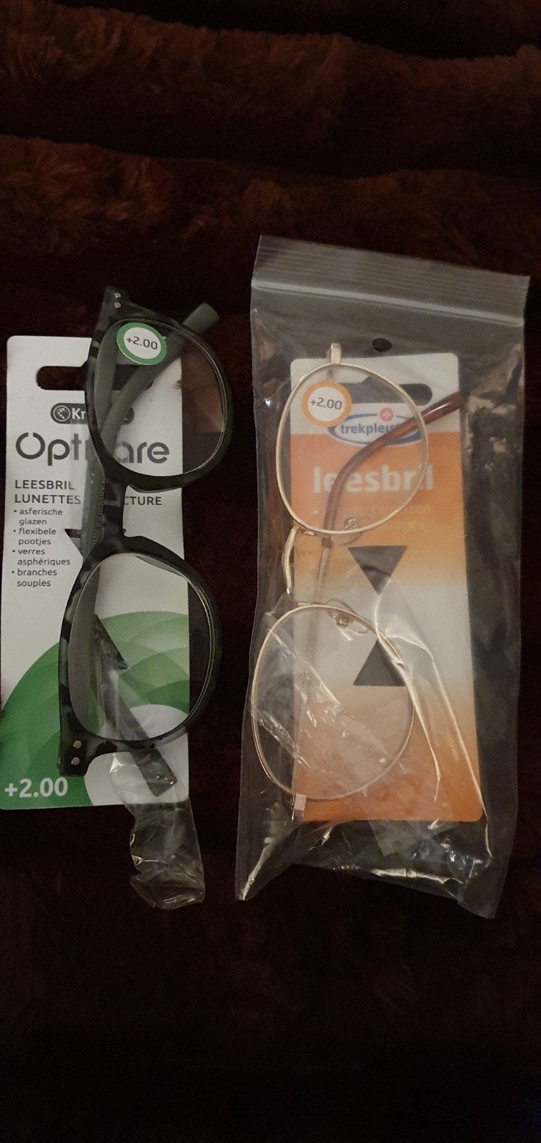 Nieuwe leesbrillen +2.00 sterkte - 2 stuks, Verzenden