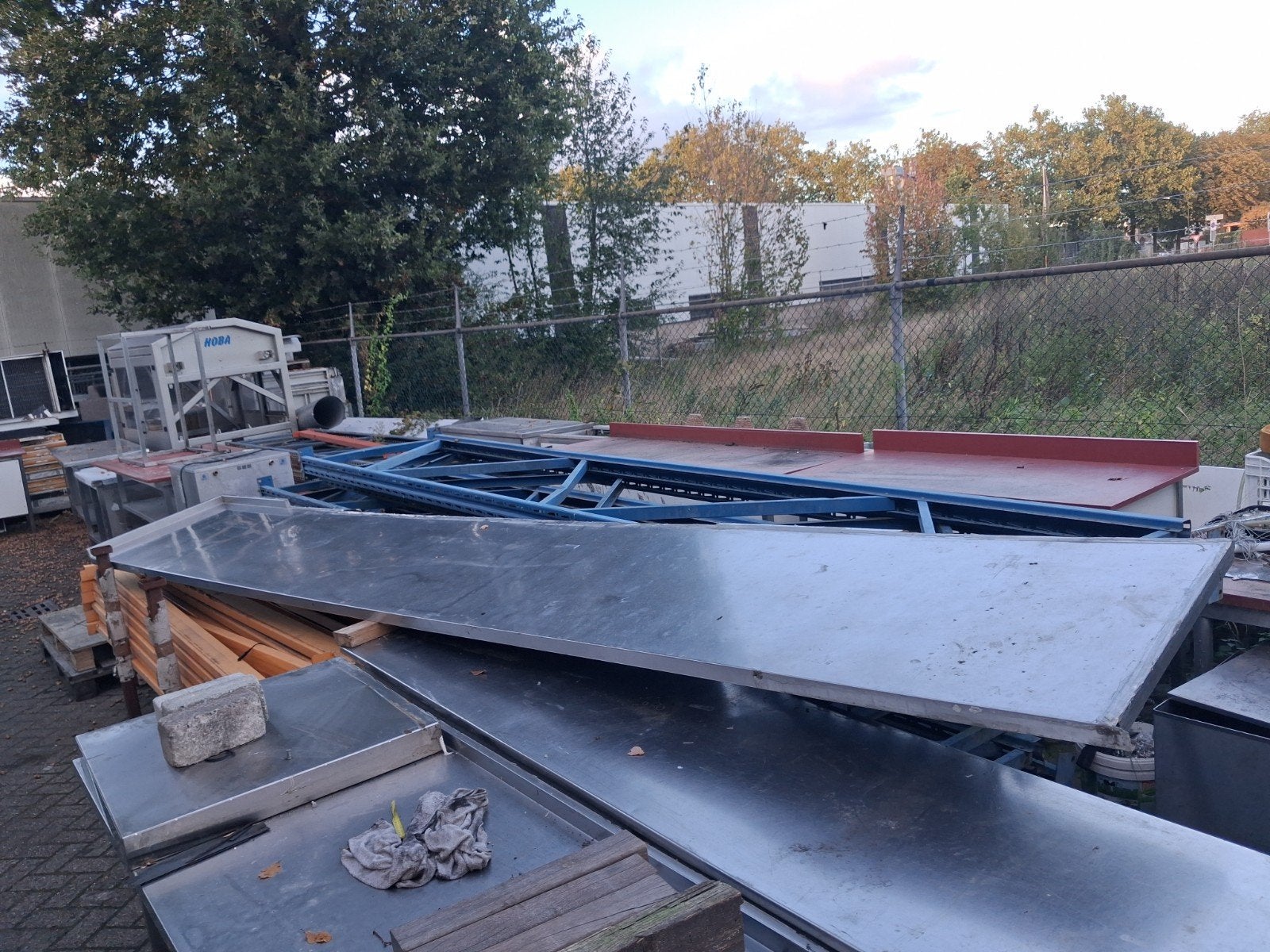 rvs werkblad, Huis en Inrichting, Ophalen, 50 tot 75 cm, Minder dan 100 cm