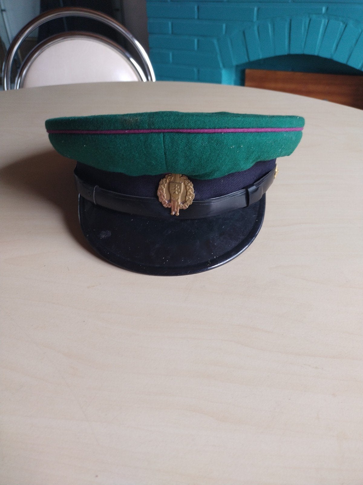 Pet, Ophalen of Verzenden, Landmacht, Nederland, Helm of Baret