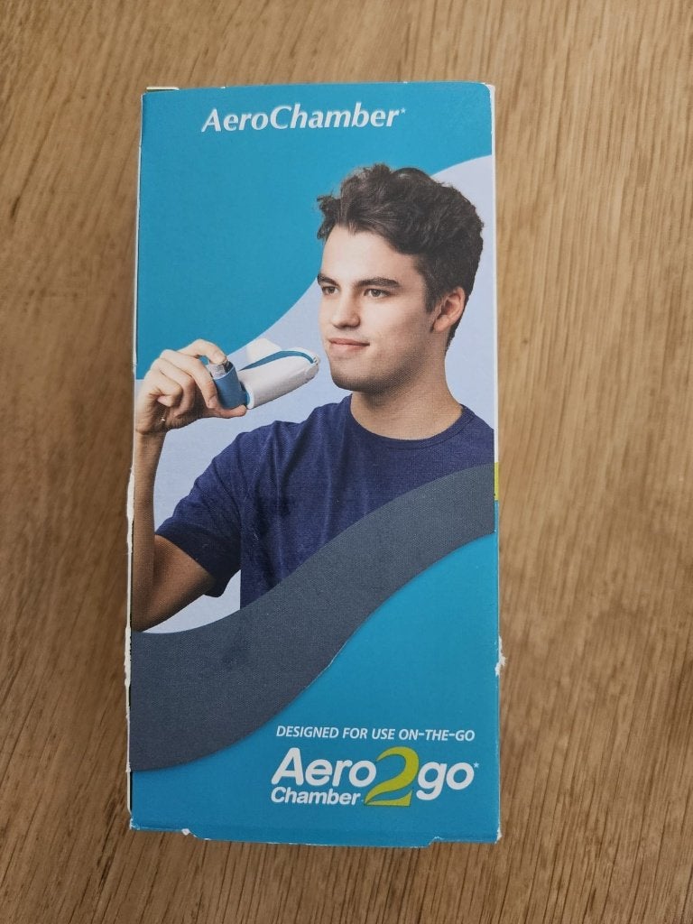 AeroChamber2go Voorzetkamer - inclusief tasje voor onderweg, Diversen, Verpleegmiddelen, Ophalen of Verzenden