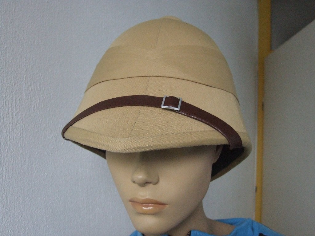 Helm,Pith,Engeland,GB,WWII,Tropen,Khaki, Verzamelen, Verzenden, Landmacht, Engeland, Helm of Baret