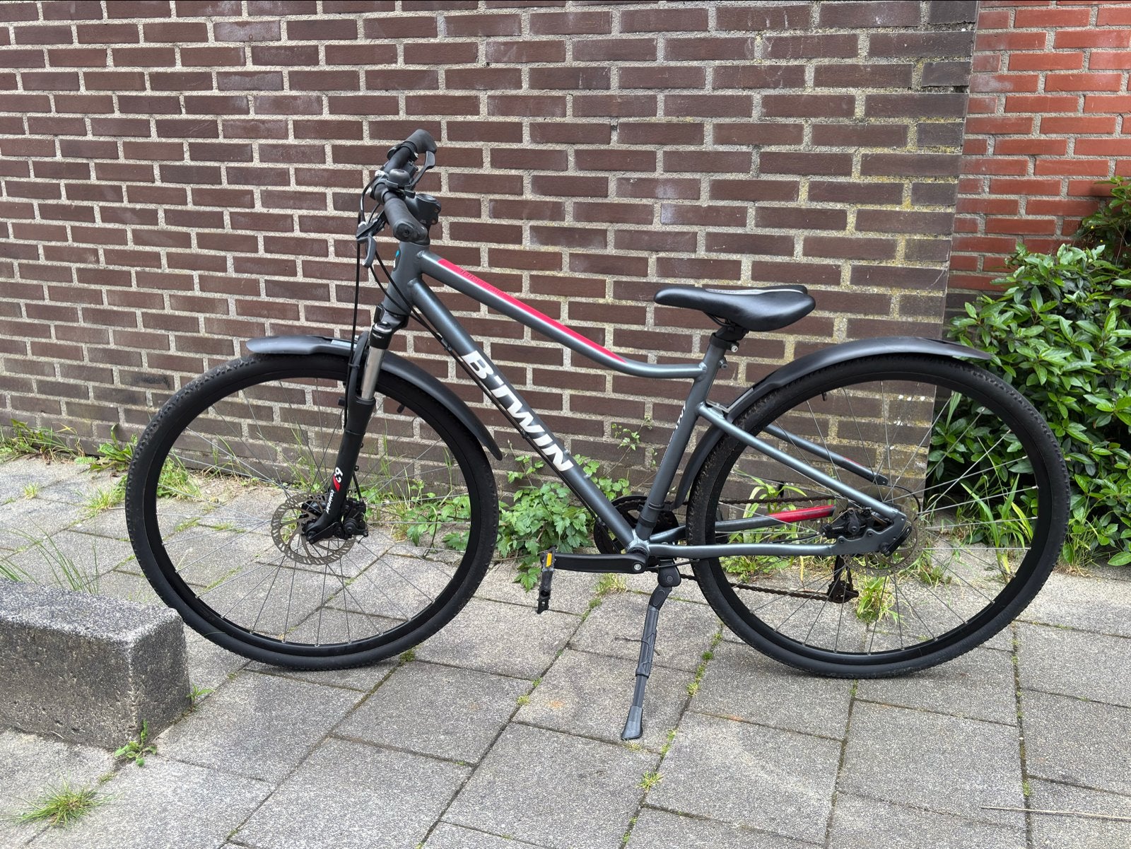 B'twin Riverside 500- 26 inch fiets- zeer netjes-9V, Overige merken, Minder dan 10 versnellingen, Gebruikt, 26 inch