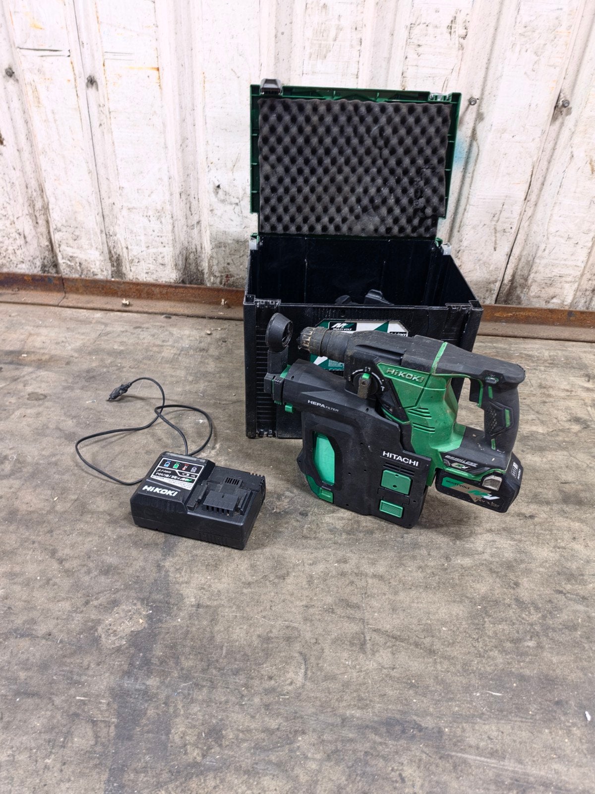 Hikoki DH36DPA accu combihamer met stofafzuiging, Gebruikt, Boor- en/of Breekhamer, ., .