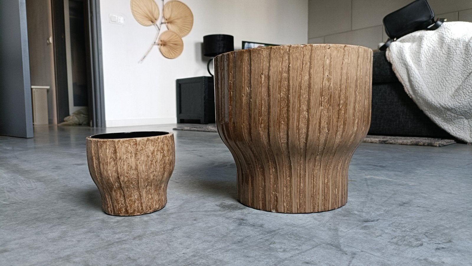 Coppelmans bloem/plant potten, nieuwe staat, Ophalen, Overige materialen, 40 cm of meer, Rond