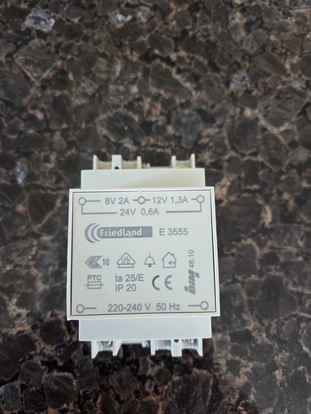 Friedland Bel Trafo E 3555 - 8V, 12V, 24V, Ophalen of Verzenden, Zo goed als nieuw, Overige typen