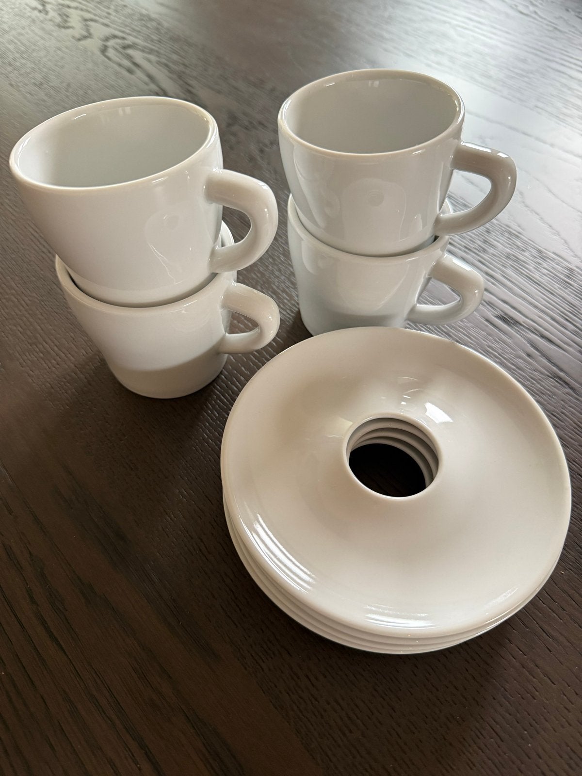 Bodum Espresso Kopjes en Schotels - Set van 4, Overige merken, Ophalen of Verzenden, Zo goed als nieuw, Modern
