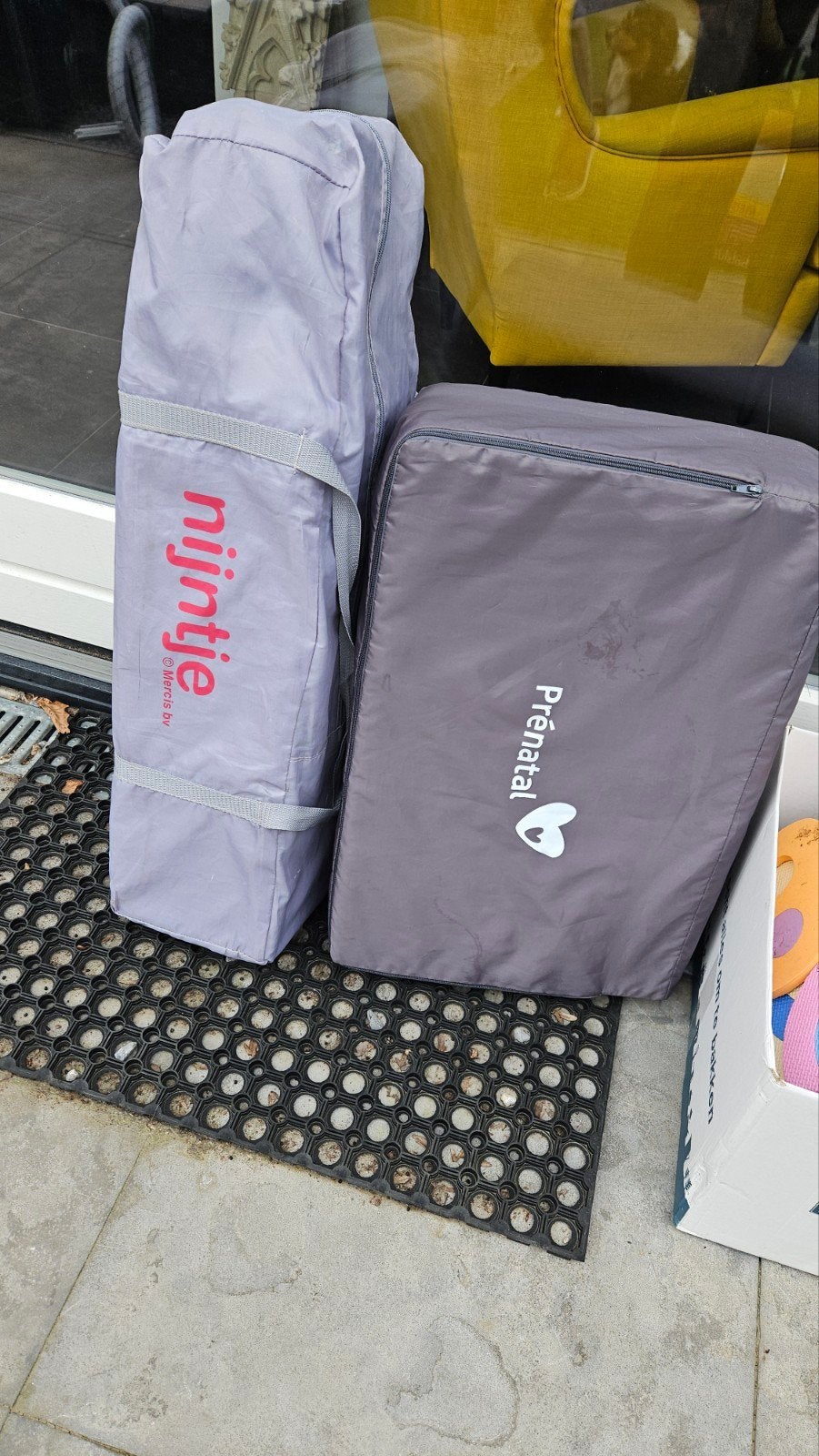 Nijntje campingbedje met Prenatal matrasje - z.g.a.n., Ophalen, Zo goed als nieuw, Minder dan 140 cm, Matras