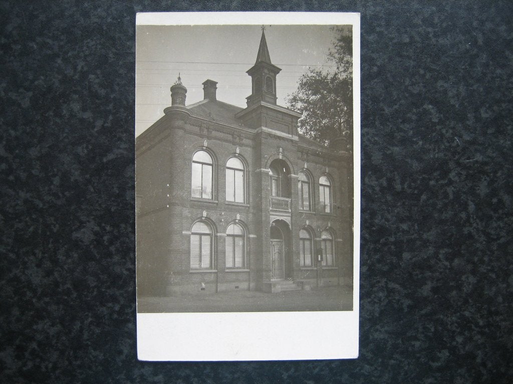 HENSBROEK fotokaart Gemeentehuis, Ophalen of Verzenden, Voor 1920, Noord-Holland