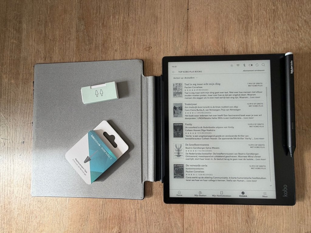 KOBO ELIPSA 2E ZWART - 10,3 inch - 32 GB, Computers en Software, Touchscreen, KOBO., Ophalen of Verzenden, Zo goed als nieuw