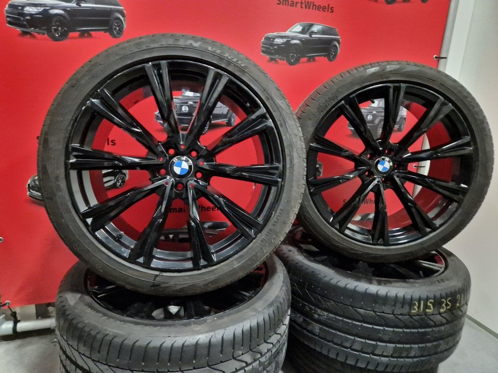 21 inch BMW BREEDSET X5 X6 G05 G06 VELGEN EN BANDEN, Niet ingevuld, 275 mm, Banden en Velgen, Niet ingevuld