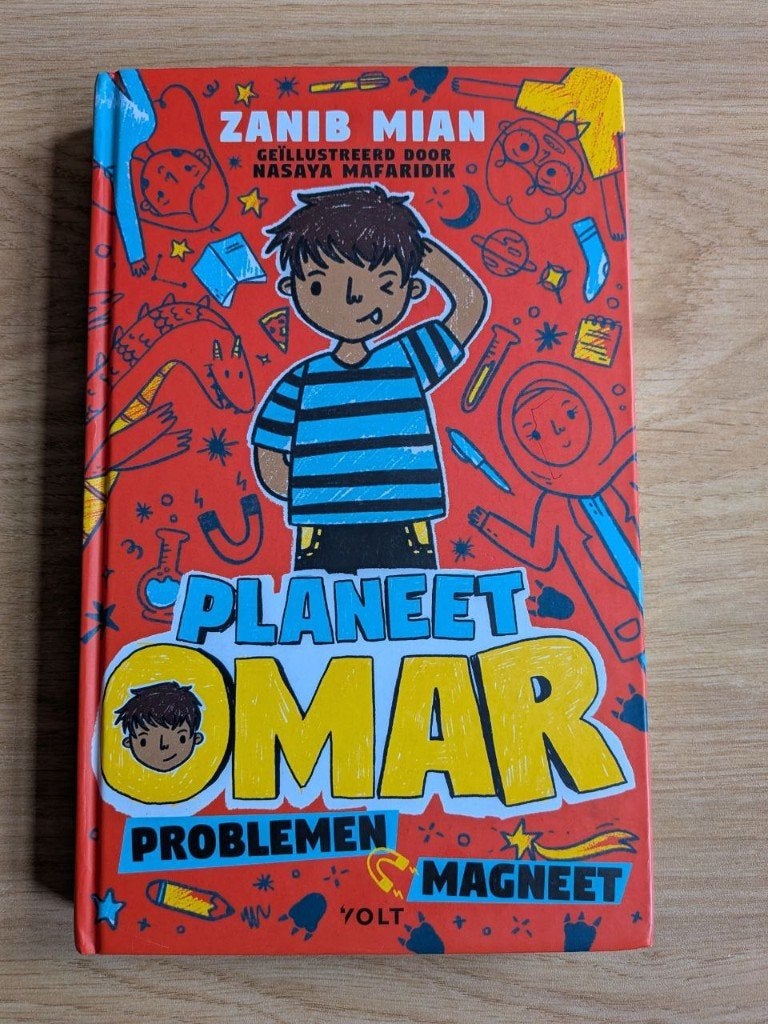 Boek | Planeet Omar Problemen Magneet van Zanib Mian, Boeken, Kinderboeken | Jeugd | onder 10 jaar, Gelezen, Fictie algemeen, Ophalen