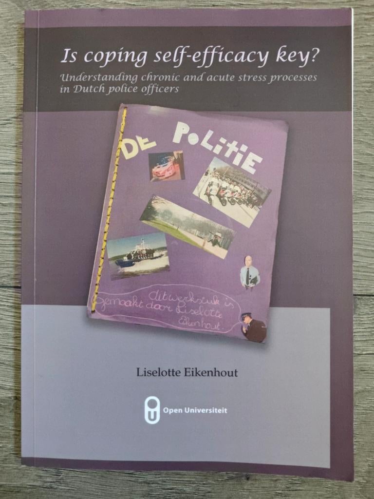 Is coping self-efficacy key? – Liselotte Eikenhout | Stress, Ophalen of Verzenden, Zo goed als nieuw