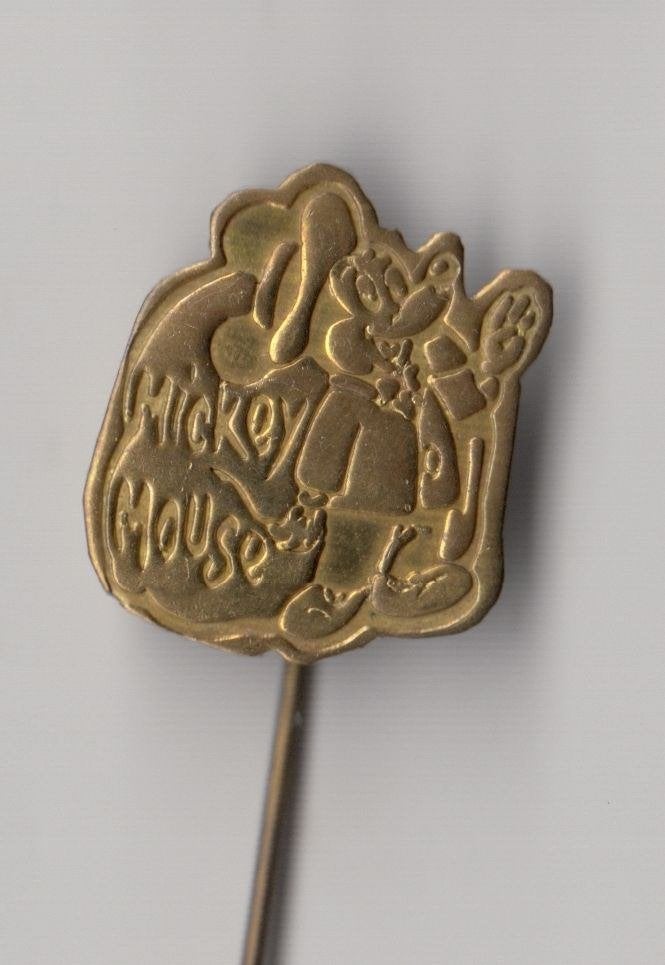 Blanco Disney Mickey Mouse speldje, Gebruikt, Niet vindbaar, Niet vindbaar, Speldje of Pin