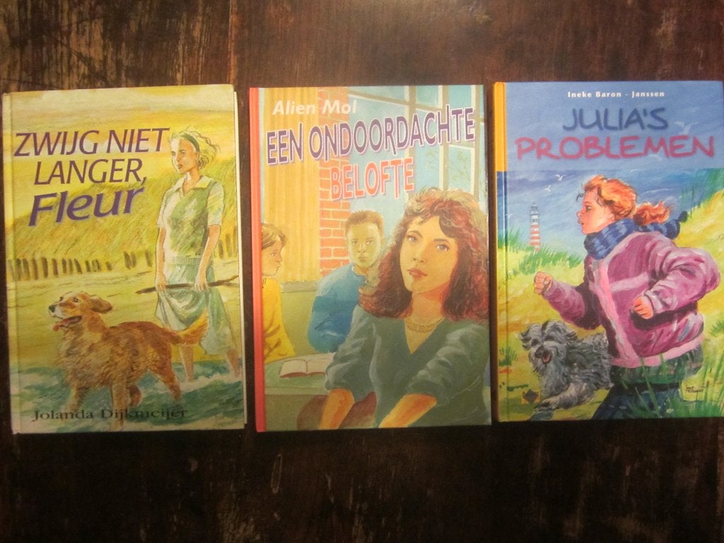 3 jeugdboeken van Ineke Baron/Jolanda Dijkmeijer/Alien Mol, Ophalen of Verzenden, Zo goed als nieuw