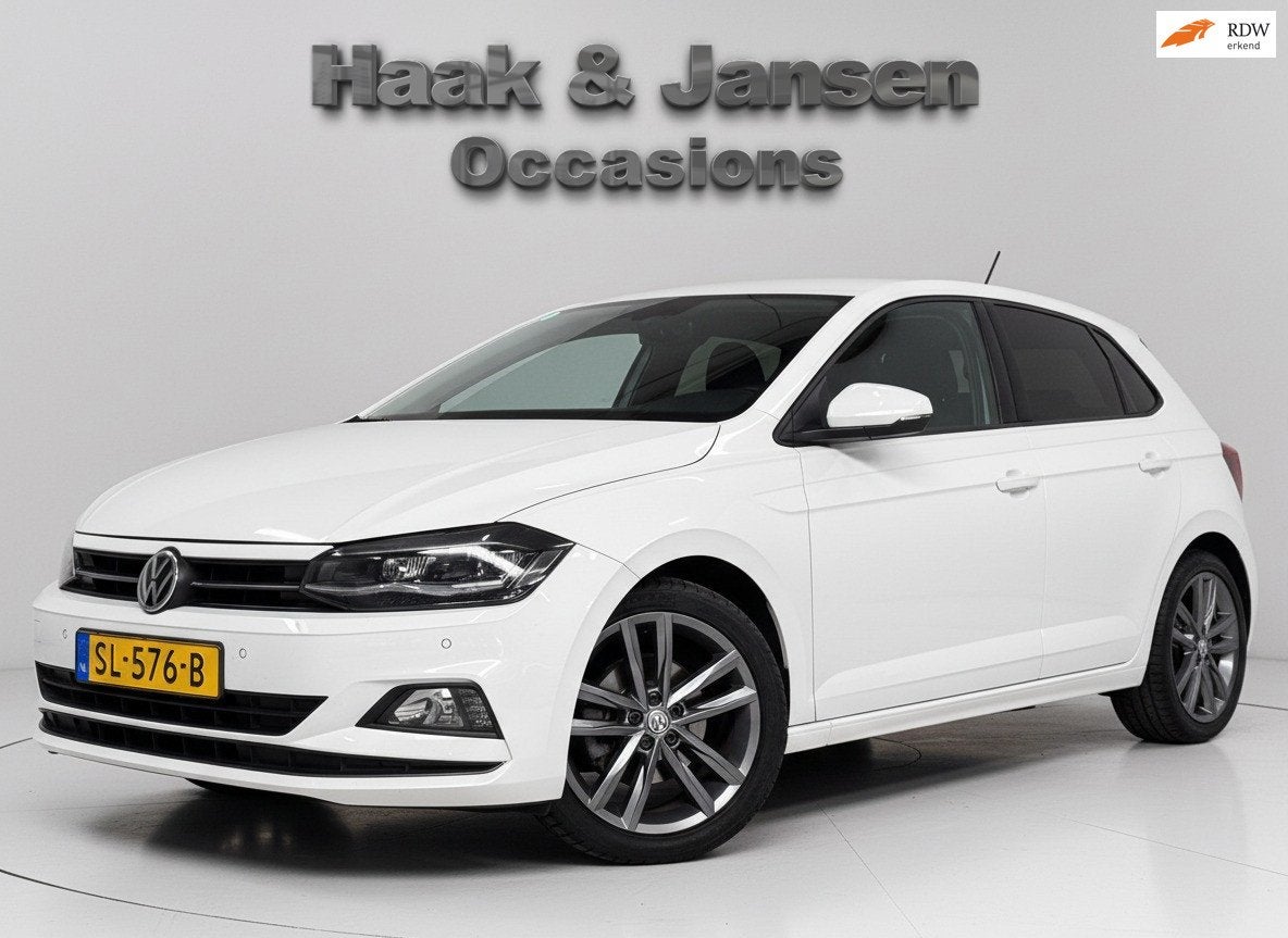 Volkswagen Polo 1.0 TSI Highline Achteruitrijcamera ACC Led, Stof, Gebruikt, Origineel Nederlands, Bedrijf