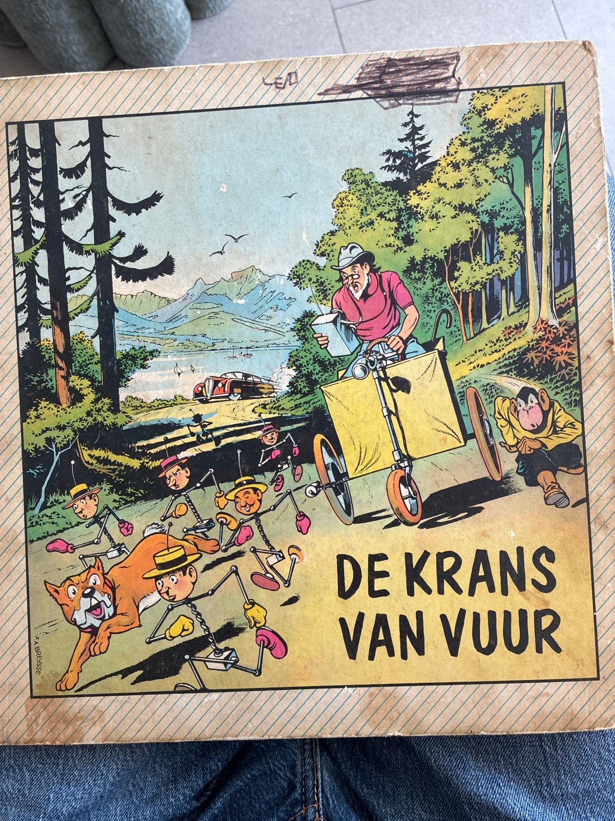 De Krans van Vuur -  (met vlekken) 1964, Boeken, Eén stripboek, Ophalen of Verzenden, Gelezen