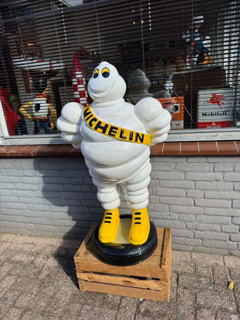 Grote Michelin Bibendum Beeld - Uniek Verzamelobject, Ophalen, Reclamebord, ., Zo goed als nieuw