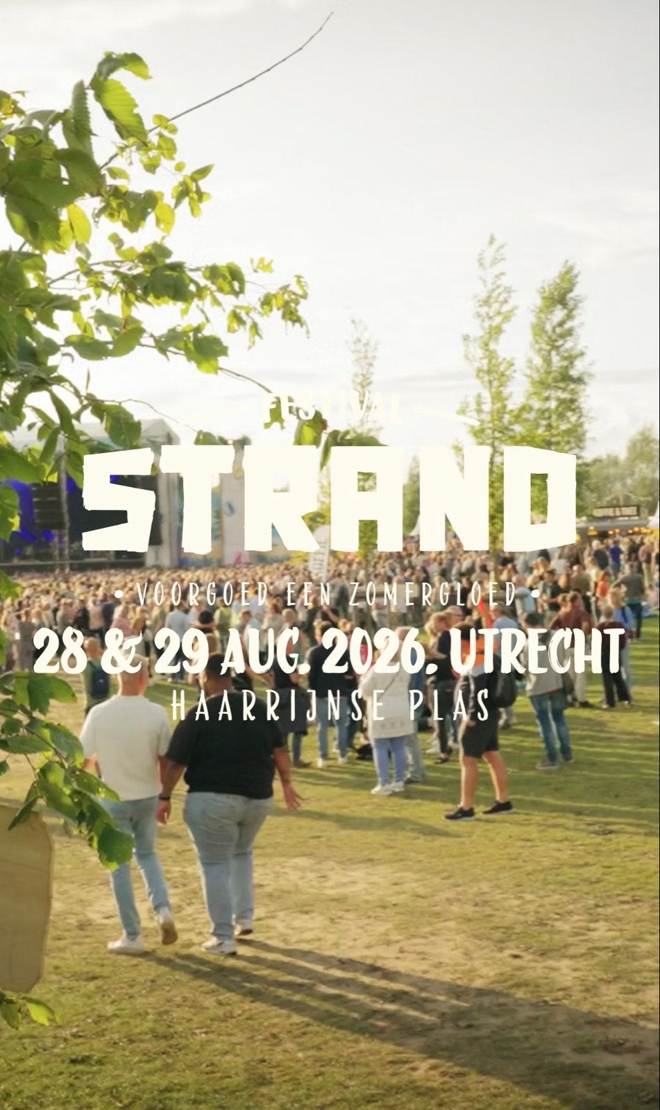 4 zaterdag-tickets voor Festival STRAND op 29 AUG, Drie personen of meer, Augustus