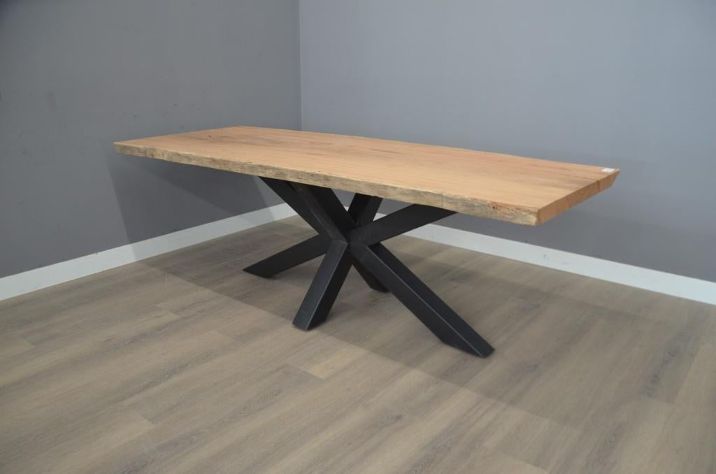 Acacia Boomstamtafel 240 cm – BT 186, Verzenden, Nieuw, Hout