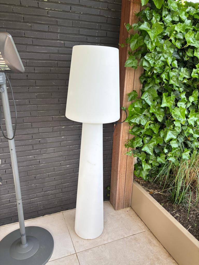 Grote witte buitenlamp Fatboy look - Nieuw, Ophalen, Kunststof, Staande lamp, Nieuw