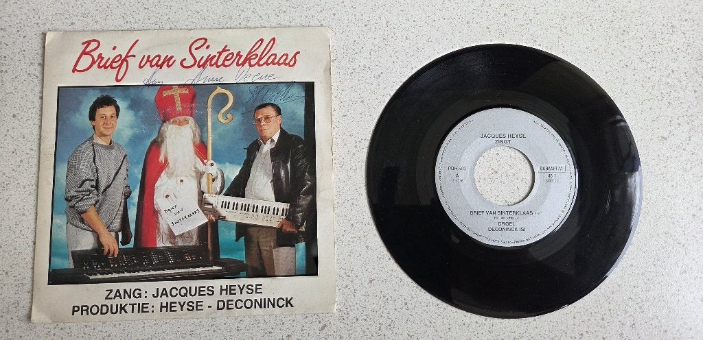 Single Jacques Heyse - Brief van Sinterklaas, Ophalen of Verzenden, Gebruikt, Overige formaten, Levenslied of Smartlap