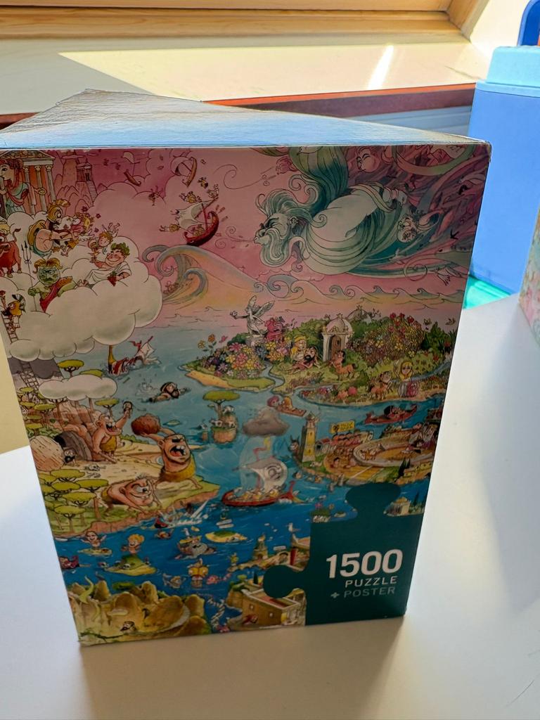 Heye puzzle triangel box odyssey, Hobby en Vrije tijd, Ophalen, 500 t/m 1500 stukjes, Zo goed als nieuw