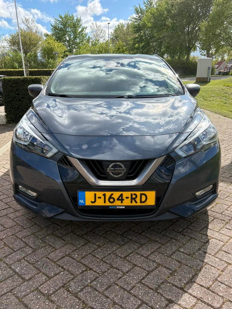 Nissan Micra 1.0 Ig-t 100pk 2020 Grijs, Auto's, Nissan, Voorwielaandrijving, Stof, 40 €/maand, 100 pk