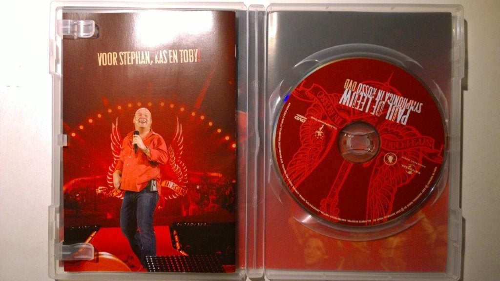 Paul de Leeuw - Symphonica In Rosso (DVD), Alle leeftijden, Ophalen of Verzenden, Zo goed als nieuw, Concert