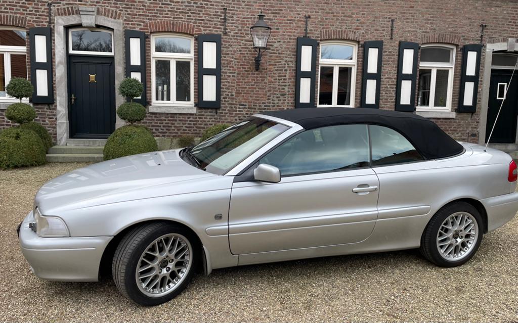 Volvo C70 2.0 T 163PK Cabrio AUT 2000 Grijs, C70, 4 stoelen, Leder en Stof, 163 pk
