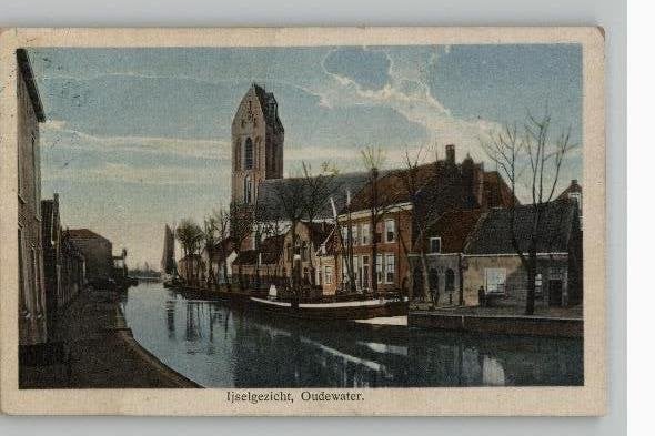 Oudewater IJselgezicht, Ophalen of Verzenden, Voor 1920, Gelopen, Utrecht