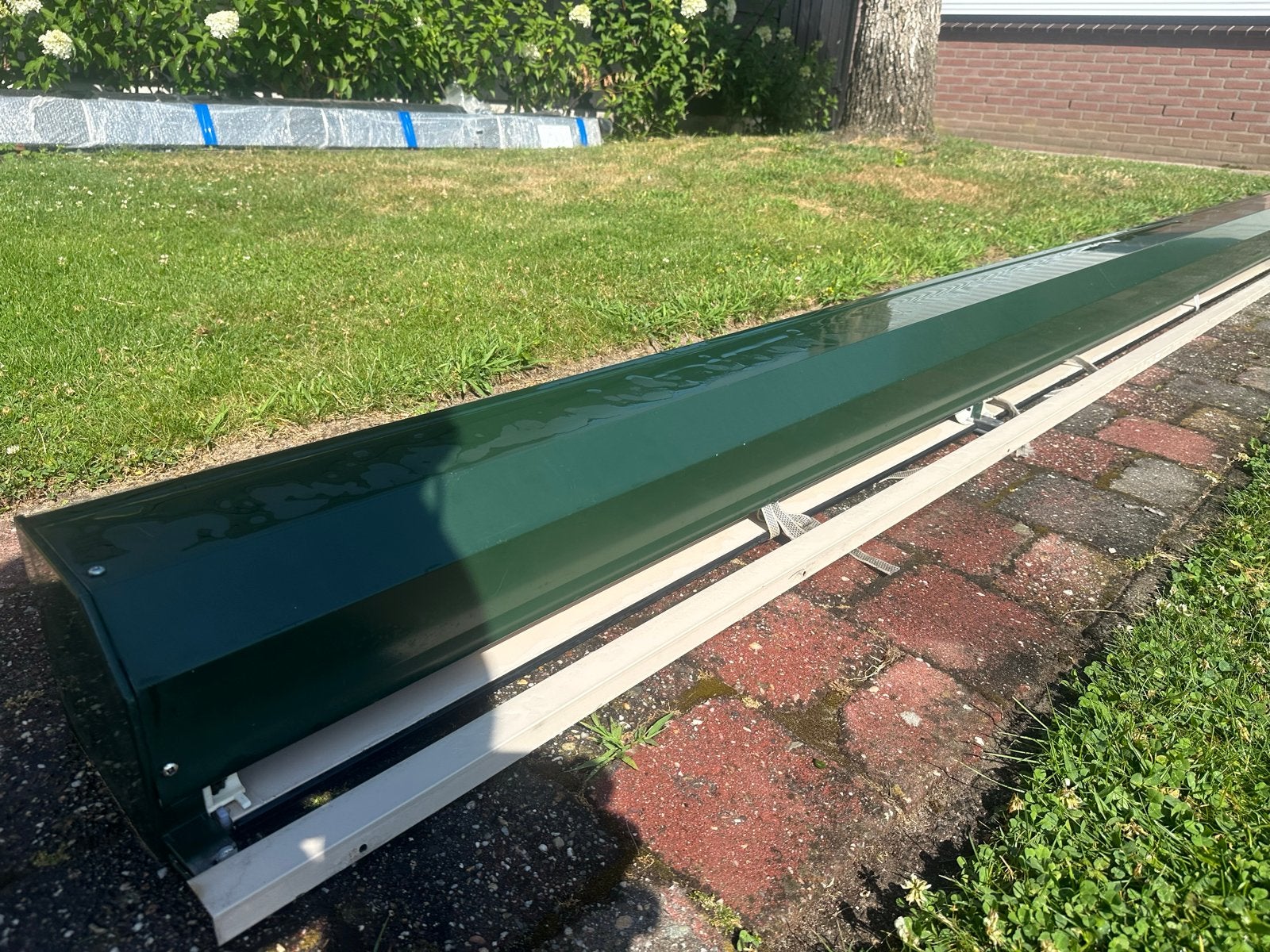 Nette rolluik totaal 4 meter, 3 delen met geleiders, Ophalen, Gebruikt, Overige kleuren, 200 cm of meer