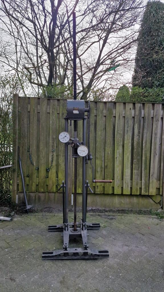 Vintage industriële drukmeter Goudsche Machine Fabriek, Antiek en Kunst, Antiek | Gereedschap en Instrumenten, Ophalen