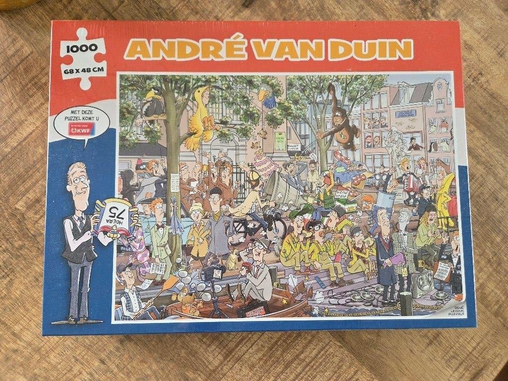 Puzzel Andre van Duin - Jan van Haasteren, Ophalen, 500 t/m 1500 stukjes, Nieuw, Legpuzzel